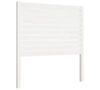 vidaXL Tête de lit Accessoire meuble chambre Bois massif de pin Blanc 81x4x100 cm
