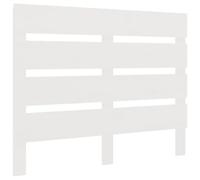 vidaXL Tête de Lit Meuble de Chambre à Coucher Accessoire de Lit Simple Tête de Cadre de Lit Intérieur Blanc 90x3x80 cm Bois Massif de Pin