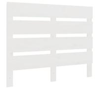 vidaXL Tête de Lit Meuble de Chambre à Coucher Accessoire de Lit Simple Tête de Cadre de Lit Intérieur Blanc 75x3x80 cm Bois Massif de Pin