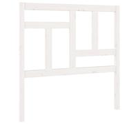 vidaXL Tête de Lit Meuble de Chambre à Coucher Accessoire de Lit Simple Tête de Cadre de Lit Intérieur Blanc 95,5x4x100 cm Bois Massif de Pin