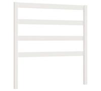 Vidaxl Tête De Lit Blanc 95x4x100 Cm Bois Massif De Pin Blanc