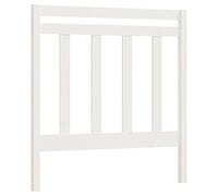 Vidaxl Tête De Lit Blanc 95x4x100 Cm Bois Massif De Pin Blanc