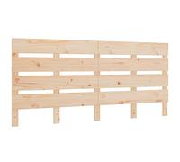 vidaXL Tête de Lit Meuble de Chambre à Coucher Accessoire de Lit Tête de Lit Double Tête de Cadre de Lit Intérieur 160x3x80 cm Bois Massif de Pin