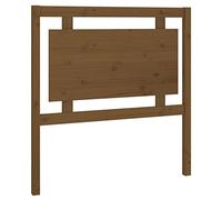 vidaXL Tête de Lit Meuble de Chambre à Coucher Tête de Cadre de Lit Simple Accessoire de Lit Intérieur Marron Miel 95,5x4x100 cm Bois Massif de Pin
