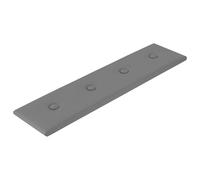 vidaXL Tête de lit Murale 12 pcs Gris 60 x 15 cm Simili Cuir, Panneaux muraux rectangulaires stylés, déco Maison, Design Moderne, revêtement Durable, Solutions DIY pour Vos espaces
