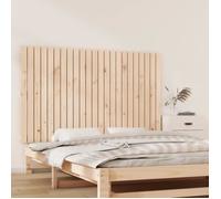 vidaXL Tête de lit murale 147x3x90 cm Bois massif de pin Marron 824893