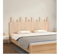 vidaXL Tête de lit murale 185 x 3 x 80 cm en pin massif Marron
