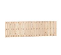 Vidaxl Tête De Lit Murale 204x3x60 Cm Bois Massif De Pin Marron