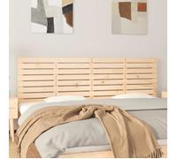 vidaXL Tête de lit murale 824718 206x3x63 cm Bois massif de pin Marron