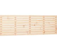 Vidaxl Tête De Lit Murale 206x3x63 Cm Bois Massif De Pin Marron