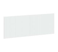 vidaXL Tête de lit Murale ARNHEM Blanc Bois d'ingénierie, Chambre, Tête de lit Murale Moderne, Résistante à l'humidité, Rangement stylé, Design élégant