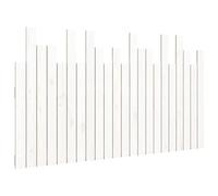 vidaXL Tête de lit Murale Blanc 140x3x80 cm Bois Massif de pin, tête de lit, tête de lit en Bois Massif, tête de lit en Bois