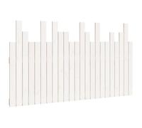 vidaXL Tête de lit Murale Blanc 146,5x3x80 cm Bois Massif de pin, tête de lit, tête de lit en Bois Massif, tête de lit en Bois