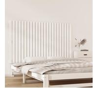 vidaXL Tête de lit murale Blanc 147x3x90 cm Bois massif de pin 824894