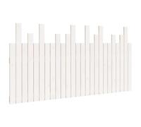 vidaXL Tête de lit Murale Blanc 159,5x3x80 cm Bois Massif de pin