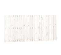 vidaXL Tête de lit Murale Blanc 185x3x90 cm Bois Massif de pin