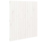 Vidaxl Tête De Lit Murale Blanc 95,5x3x110 Cm Bois Massif De Pin Multicolore