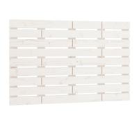 Vidaxl Tête De Lit Murale Blanc 96x3x63 Cm Bois Massif De Pin Blanc