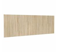 vidaXL Tête de Lit Murale Meubles de Chambre à Coucher Accessoire de Lit Tête de Cadre de Lit Double Chêne Sonoma 240x1,5x80 cm Bois d'Ingénierie