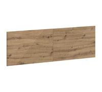 vidaXL Tête de lit Murale HAARLEM Chêne Artisanal Bois d'ingénierie, Tête de lit Murale Moderne, résistante à l'humidité, Design élégant et Pratique avec Rangement Compact
