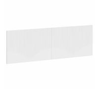 vidaXL Tête de lit Murale HOORN Blanc Bois d'ingénierie, Tête de lit Murale Moderne, résistante à l'humidité, Solution de Rangement stylée, Design Compact et Pratique