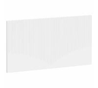 vidaXL Tête de lit Murale HOORN Blanc Bois d'ingénierie, Tête de lit Murale Moderne, résistante à l'humidité, Solution de Rangement stylée, Design Compact et Pratique