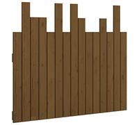 vidaXL Tête de lit Murale Marron Miel 95,5x3x80 cm Bois Massif de pin, tête de lit, tête de lit en Bois Massif, tête de lit en Bois