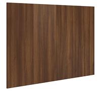 vidaXL Tête de Lit Murale Meuble de Chambre à Coucher Accessoire de Lit Tête de Cadre de Lit Double Chêne Marron 120x1,5x80 cm Bois d'Ingénierie