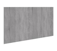 vidaXL Tête de Lit Murale Meuble de Chambre à Coucher Accessoire de Lit Tête de Cadre de Lit Double Sonoma Gris 160x1,5x80 cm Bois d'Ingénierie