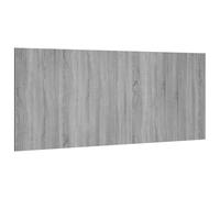 vidaXL Tête de Lit Murale Meuble de Chambre à Coucher Accessoire de Lit Tête de Cadre de Lit Double Sonoma Gris 200x1,5x80 cm Bois d'Ingénierie
