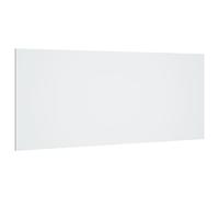 vidaXL Tête de Lit Murale Meubles de Chambre à Coucher Accessoire de Lit Tête de Cadre de Lit Double Blanc 200x1,5x80 cm Bois d'Ingénierie