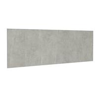 vidaXL Tête de Lit Murale Meubles de Chambre à Coucher Accessoire de Lit Tête de Cadre de Lit Double Gris Béton 240x1,5x80 cm Bois d'Ingénierie