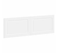 vidaXL Tête de lit Murale Utrecht Blanc Bois d'ingénierie, Tête de lit Murale Moderne, résistante à l'humidité, Gain de Place, Chic et Robuste en Bois agencé