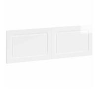 vidaXL Tête de lit murale UTRECHT Blanc brillant Bois d'ingénierie 897829