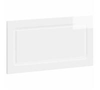 vidaXL Tête de lit murale UTRECHT Blanc brillant Bois d'ingénierie 897859