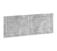 vidaXL Tête de lit Murale Utrecht Gris béton Bois d'ingénierie, Tête de lit Murale Moderne, résistante à l'humidité, Gain de Place, Chic et Robuste en Bois agencé