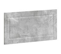 vidaXL Tête de lit Murale Utrecht Gris béton Bois d'ingénierie, Tête de lit Murale Moderne, résistante à l'humidité, Gain de Place, Chic et Robuste en Bois agencé