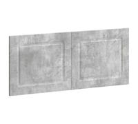 vidaXL Tête de lit Murale Utrecht Gris béton Bois d'ingénierie, Tête de lit Murale Moderne, résistante à l'humidité, Gain de Place, Chic et Robuste en Bois agencé