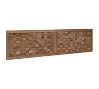 vidaXL Tête de lit Naturel Bois de Teck Massif
