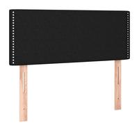 Vidaxl Tête De Lit Noir 100x5x78/88 Cm Tissu Noir