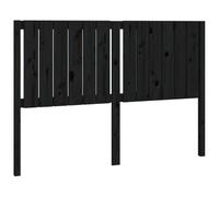 vidaXL Tête de lit Noir 145,5x4x100 cm Bois Massif de pin