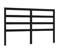 vidaXL Tête de lit noir 166x4x100 cm pin massif