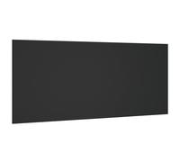 vidaXL Tête de lit Noir 200x1,5x80 cm Bois d'ingénierie 811044