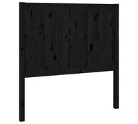 vidaXL Tête de lit Noir 95,5x4x100 cm Bois massif de pin