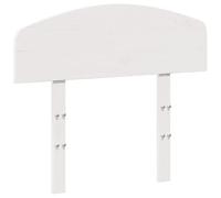 vidaXL Tête de Lit, Panneau de Lit avec Cadre en Bois, Accessoire de Lit, Meuble de Chambre à Coucher Maison, Blanc 90 cm Bois Massif de Pin