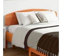 Vidaxl Tête De Lit Cire Marron 120 Cm Bois Massif De Pin Marron