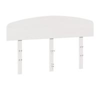 vidaXL Tête de Lit, Panneau de Lit avec Cadre en Bois, Accessoire de Lit, Meuble de Chambre à Coucher Maison, Blanc 150 cm Bois Massif de Pin