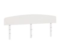 vidaXL Tête de Lit, Panneau de Lit avec Cadre en Bois, Accessoire de Lit, Meuble de Chambre à Coucher Maison, Blanc 200 cm Bois Massif de Pin