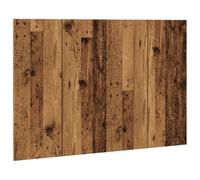 vidaXL Tête de lit pour lit double, accessoire de chambre à coucher, aspect bois recyclé, 120 x 1,5 x 80 cm