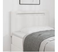 vidaXL Tête de lit simple blanche 100 cm en cuir synthétique 42007298